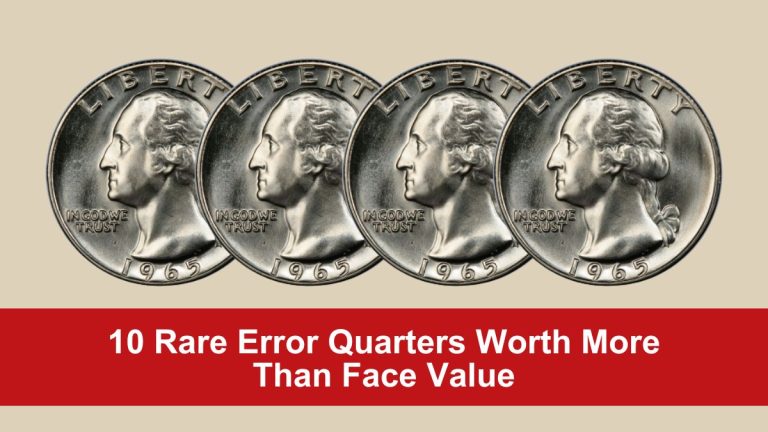 10 Rare Error Quarters Worth More Than Face Value