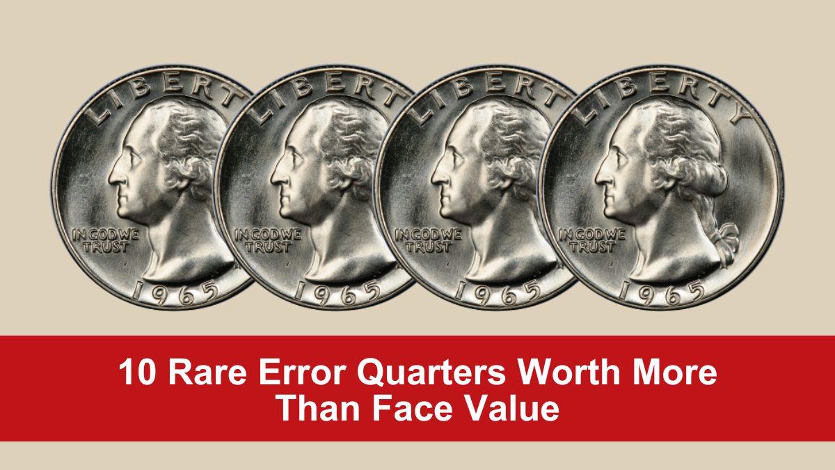 10 Rare Error Quarters Worth More Than Face Value