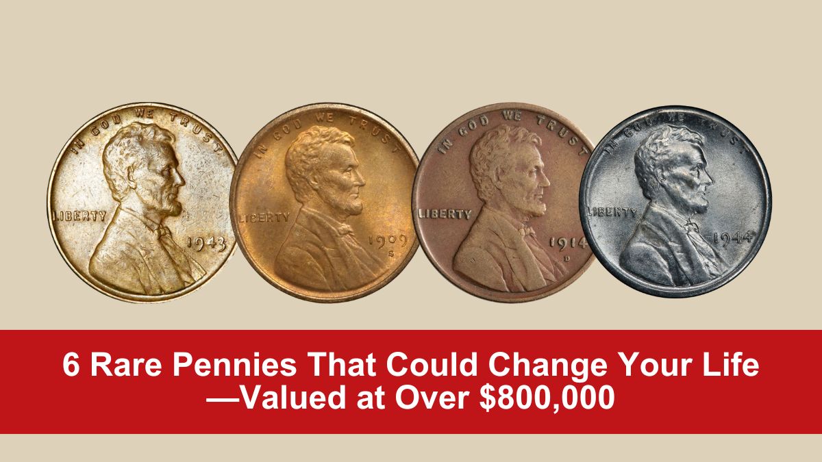 6 Rare Pennies That Could Change Your Life—Valued at Over $800,000