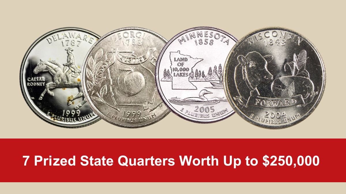 7 Prized State Quarters Worth Up to $250,000 – Check Your Change Now