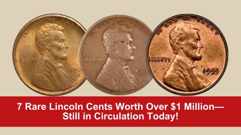 7 Rare Lincoln Cents Worth Over $1 Million—Still in Circulation Today!