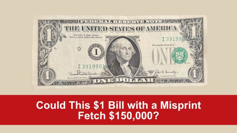 Could This $1 Bill with a Misprint Fetch $150,000?