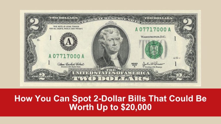 How You Can Spot 2-Dollar Bills That Could Be Worth Up to $20,000