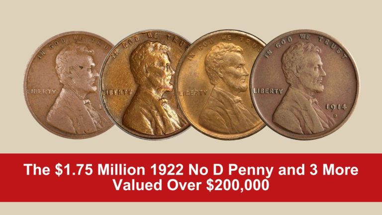 The $1.75 Million 1922 No D Penny and 3 More Valued Over $200,000