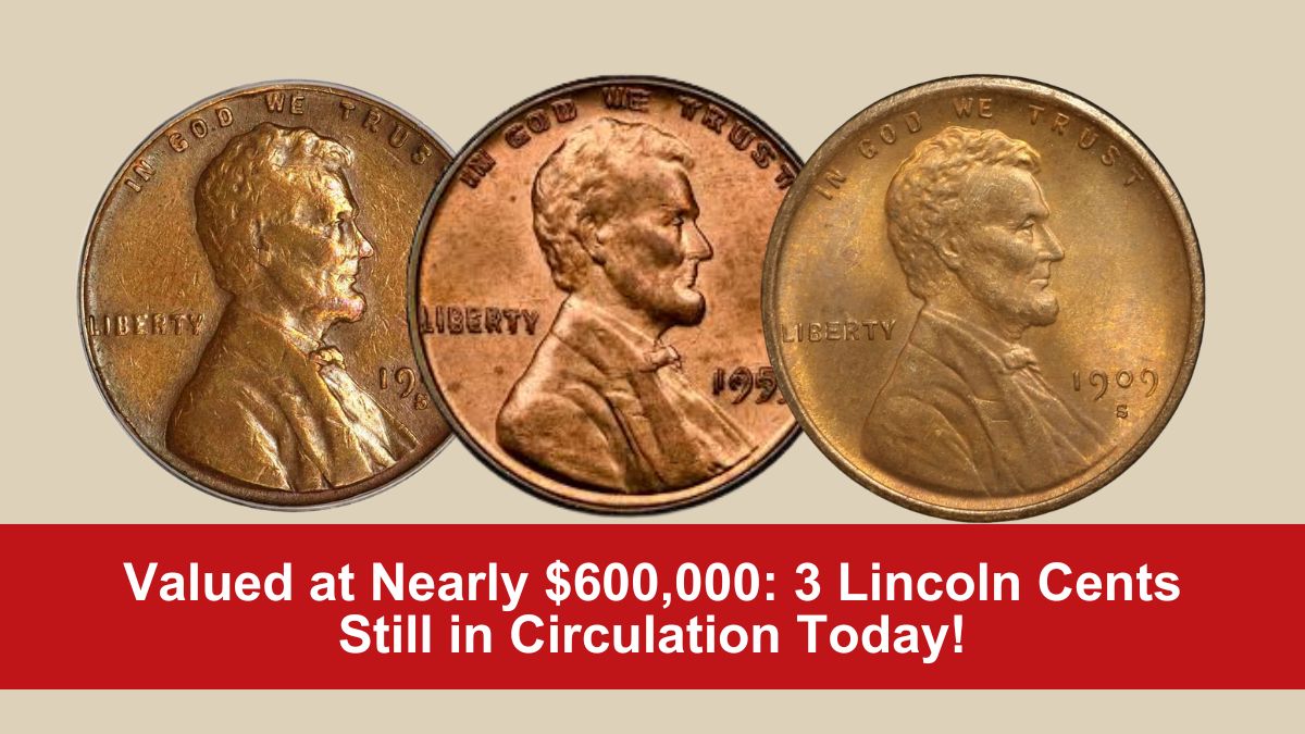 Valued at Nearly $600,000: 3 Lincoln Cents Still in Circulation Today!