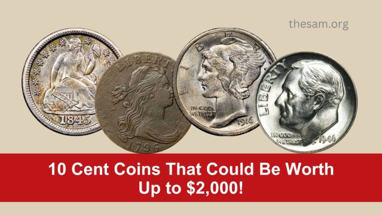 10 Cent Coins That Could Be Worth Up to $2,000!