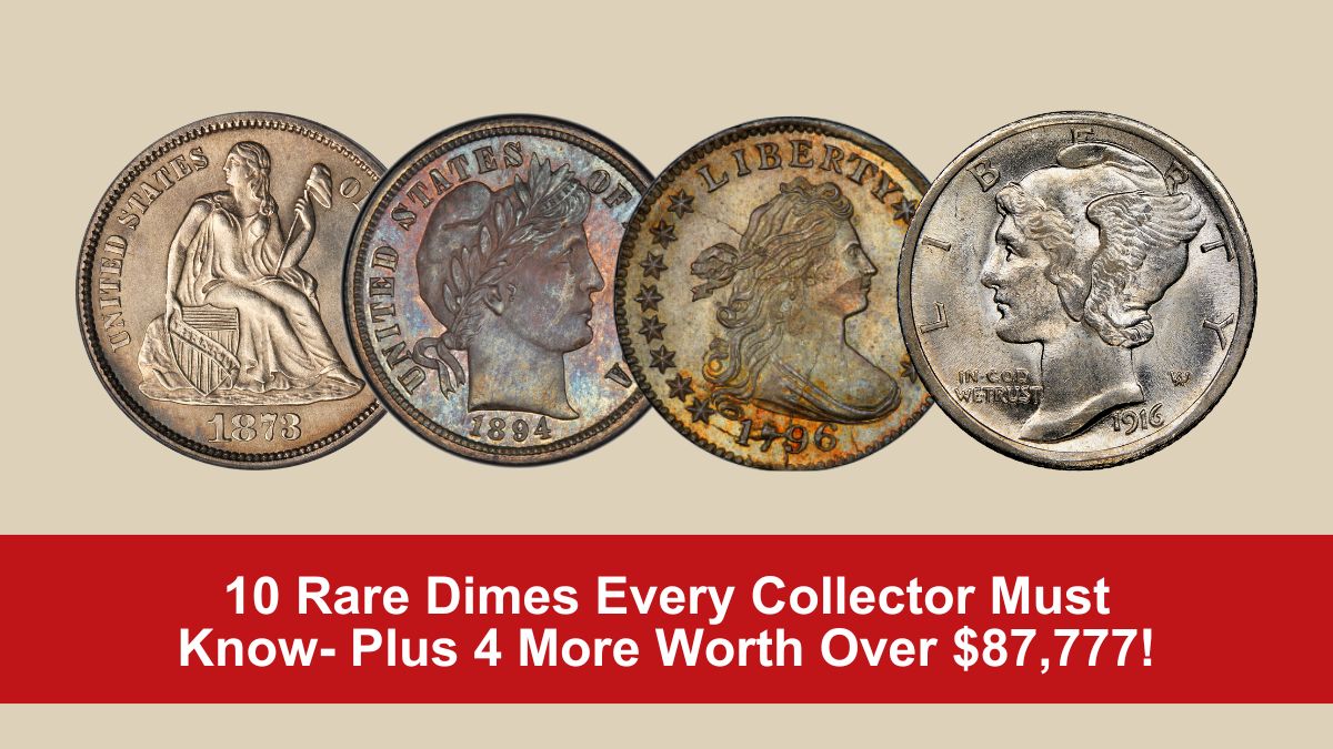 10 Rare Dimes Every Collector Must Know- Plus 4 More Worth Over $87,777!