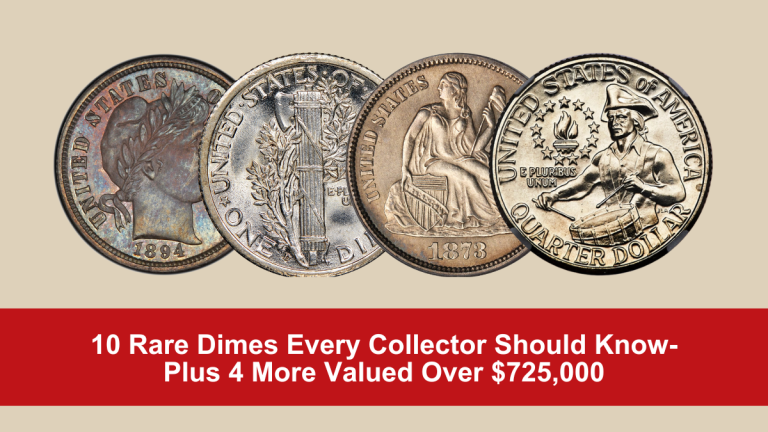 10 Rare Dimes Every Collector Should Know-Plus 4 More Valued Over $725,000