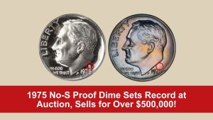 1975 No-S Proof Dime Sets Record at Auction, Sells for Over $500,000!