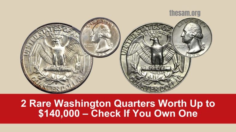 2 Rare Washington Quarters Worth Up to $140,000 – Check If You Own One