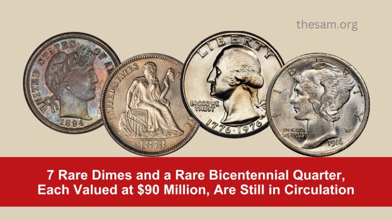 7 Rare Dimes and a Rare Bicentennial Quarter, Each Valued at $90 Million, Are Still in Circulation