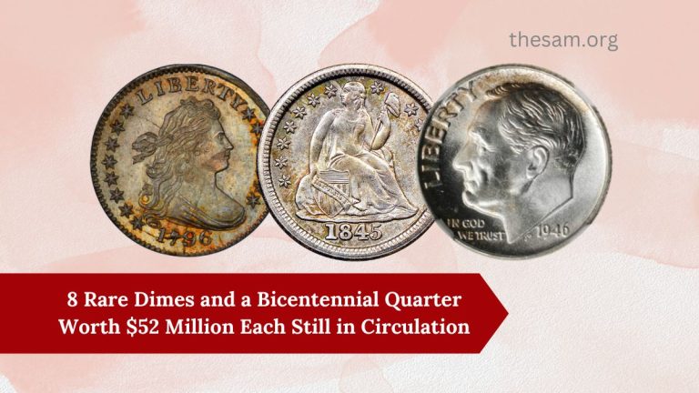 8 Rare Dimes and a Bicentennial Quarter Worth $52 Million Each Still in Circulation