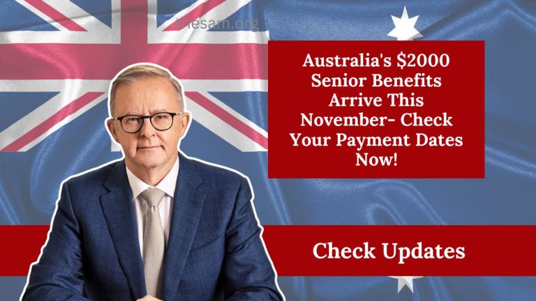 Australia's $2000 Senior Benefits Arrive This November- Check Your Payment Dates Now!