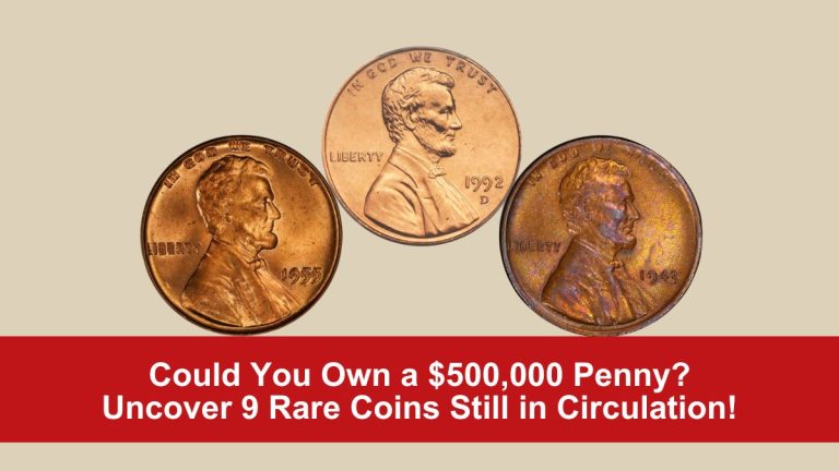 Could You Own a $500,000 Penny? Uncover 9 Rare Coins Still in Circulation!