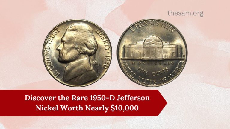 Discover the Rare 1950-D Jefferson Nickel Worth Nearly $10,000