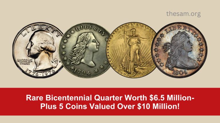 Rare Bicentennial Quarter Worth $6.5 Million- Plus 5 Coins Valued Over $10 Million!