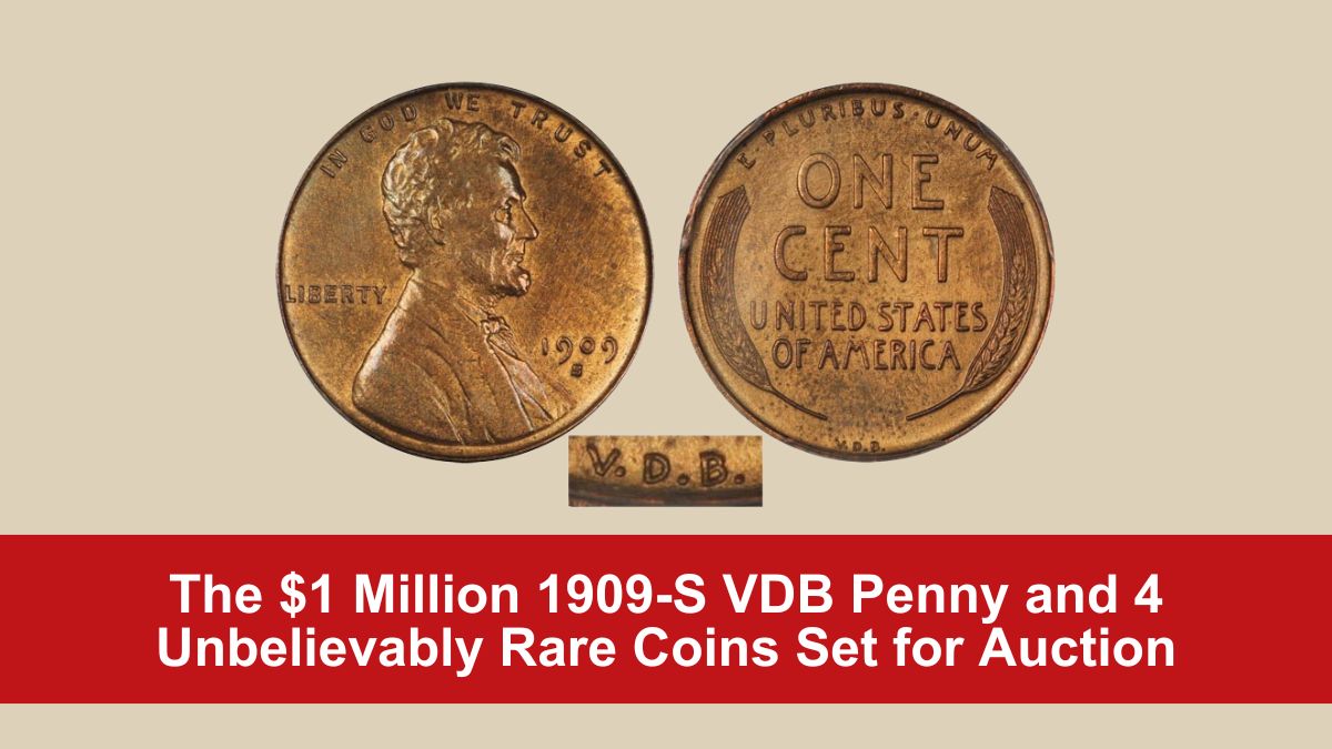 The $1 Million 1909-S VDB Penny and 4 Unbelievably Rare Coins Set for Auction