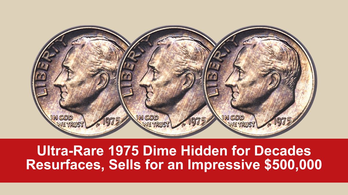 Ultra-Rare 1975 Dime Hidden for Decades Resurfaces, Sells for an Impressive $500,000