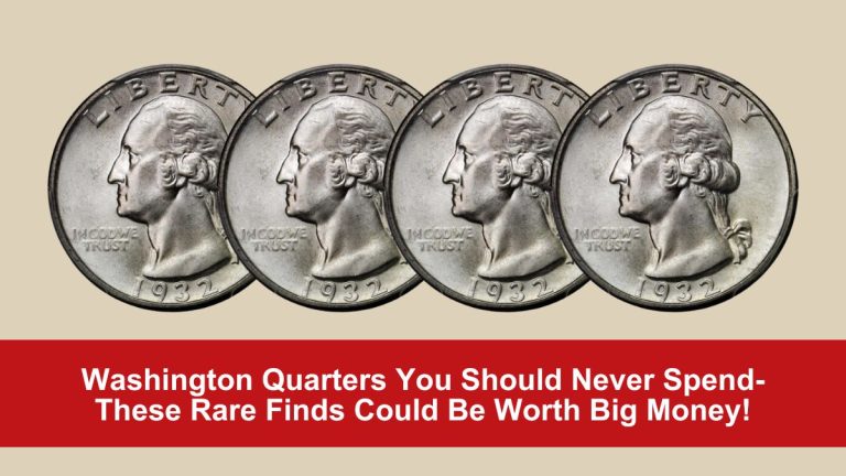 Washington Quarters You Should Never Spend- These Rare Finds Could Be Worth Big Money!