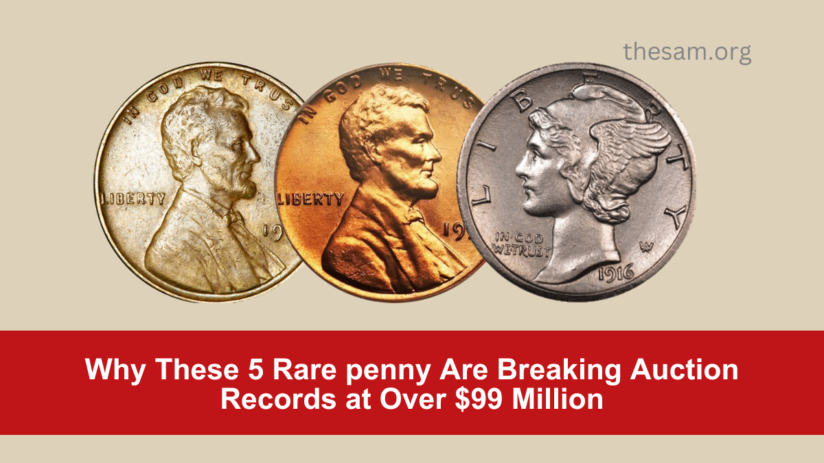 Why These 5 Rare penny Are Breaking Auction Records at Over $99 Million